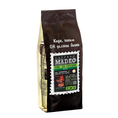 Кофе - По-турецки, 100% арабика, в зернах, 500 гр. Годен до 17.11.2025!