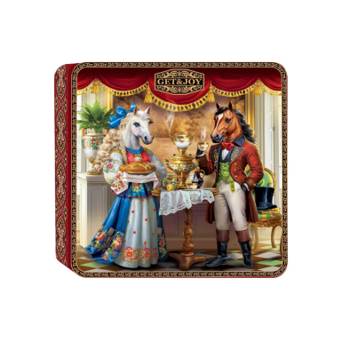 Чай чёрный китайский - Символ года Лошади, шкатулка, 100 гр.