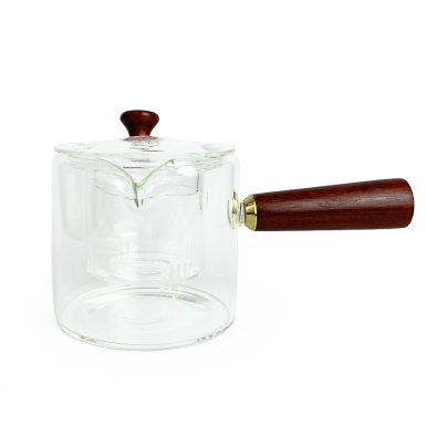 Чайник  - Стеклянный с сандаловой ручкой ручкой, 450 мл. (ИТТ25), Китай