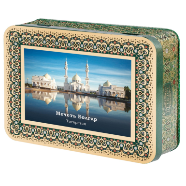 Чай чёрный цейлонский в шкатулке - Казань, Мечеть Болгар, 50 гр.
