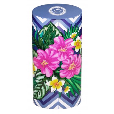 Чай чёрный ТМ 'ИМЧ' Овал - Тропические цветы, фиолетовая, 50 г.