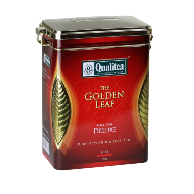 Чай чёрный цейлонский 'Qualitea' - OPA (крупнолистовой), жестяная банка, 250 г.