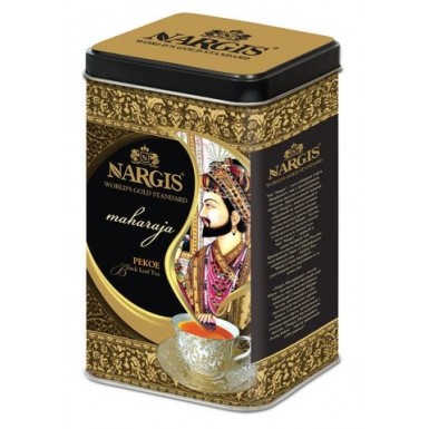 Чай Наргис Maharaj Assam PEKOE черный листовой 200 г ж/б