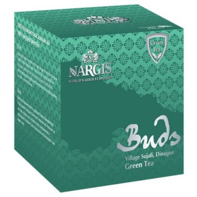Чай зелёный 'Наргис' - Buds, крупный лист, картон, 100 г.